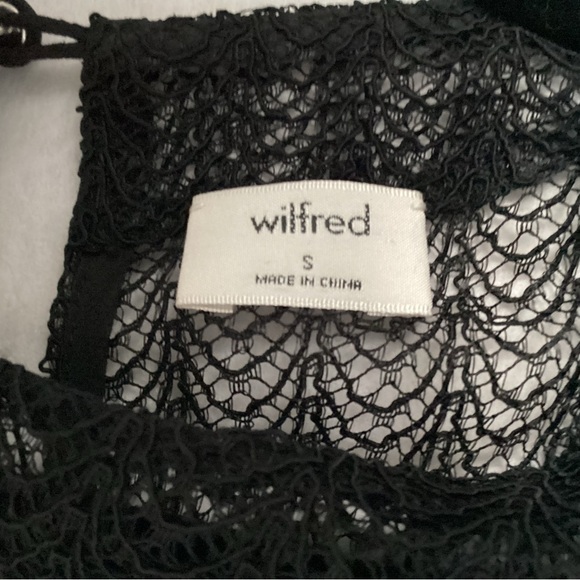 NWT Aritzia Wilfred Black Leonie Dress, Size S - Picture 10 of 16